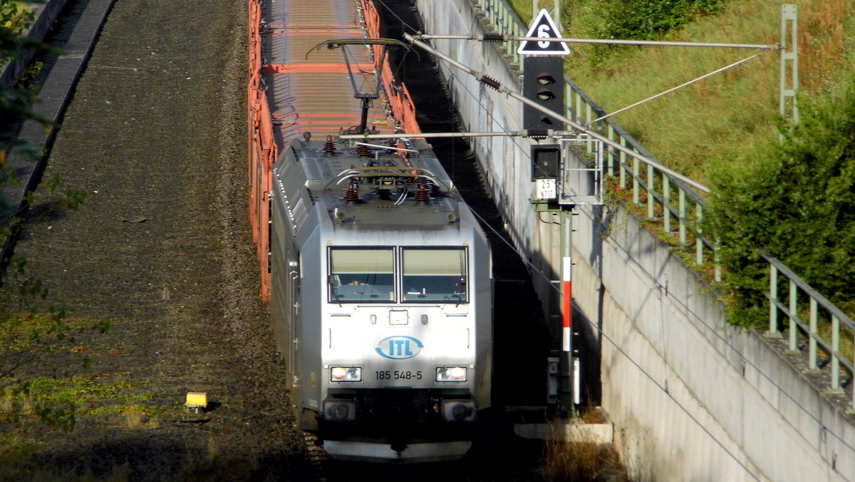 Am 01.09.2017 kam die 185 548-5 von der ITL aus Richtung Braunschweig nach Stendal .