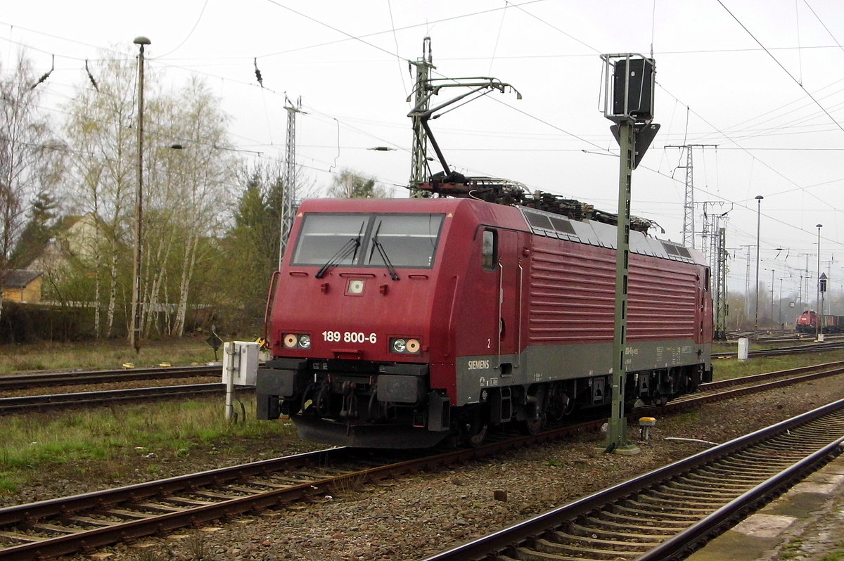  Am 02.04.2017 fuhr die 189 800-6 von der PRESS von Stendal nach  Borstel .