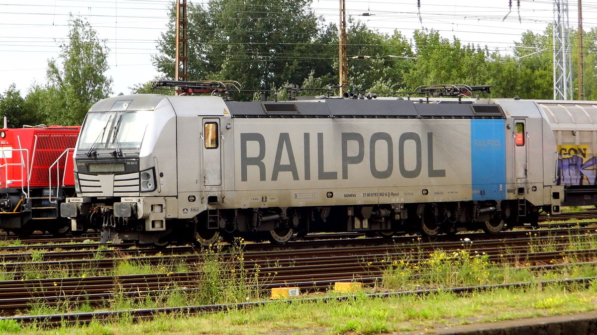 Am 02.07.2017 war die 193 802-6 von der SETG ( Railpool) in Stendal abgestellt.