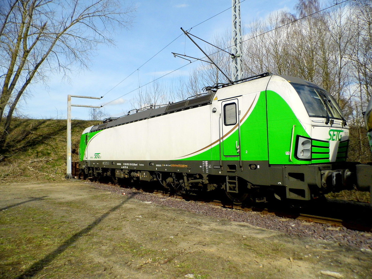 Am 03.04 .2018 war die 193 812-5 von der SETG (Railpool) in Borstel abgestellt.