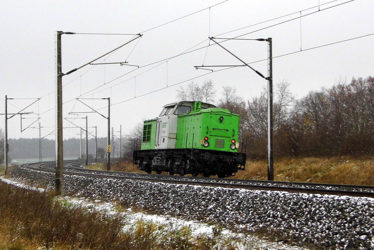 Am 03.12.2017 fuhr die 202 287-9 von der SETG von Stendal nach Niedergörne .