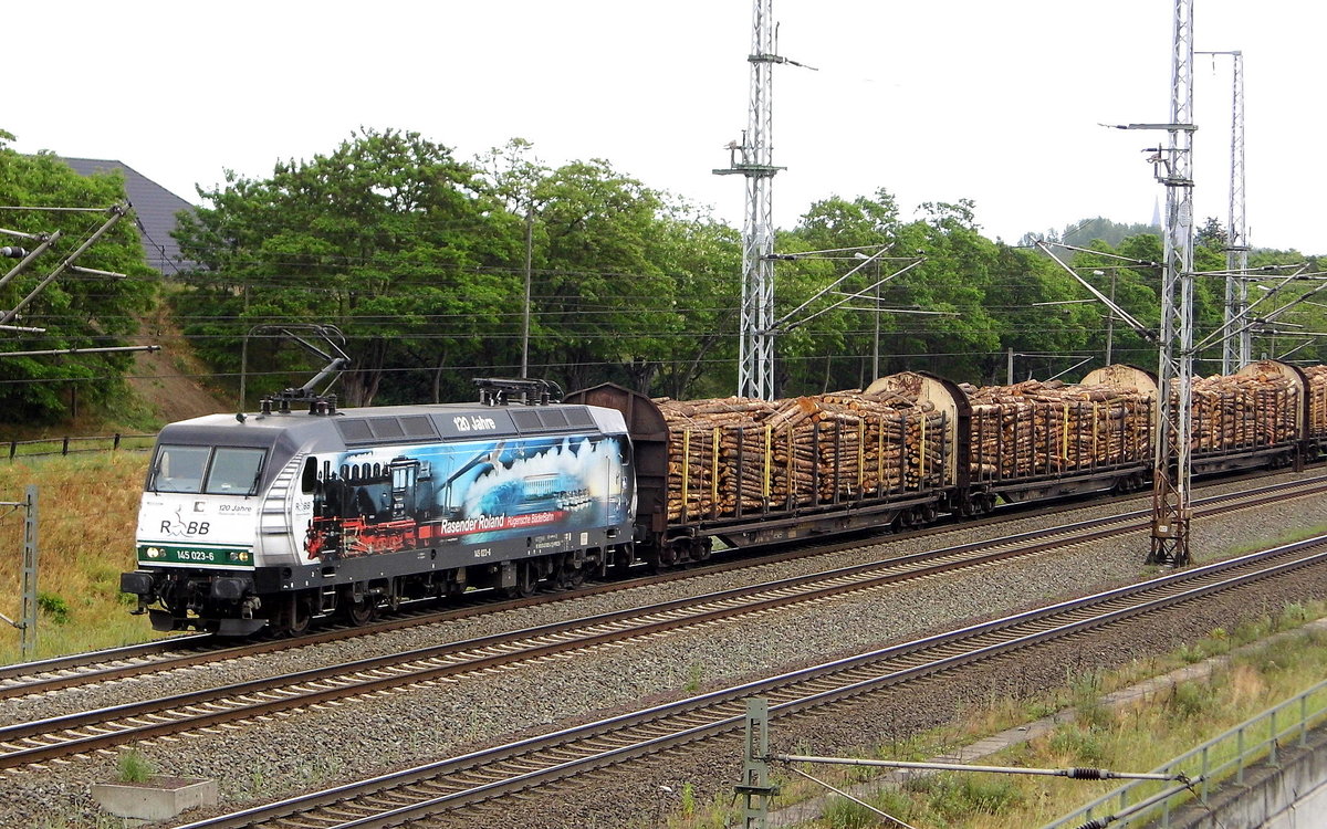   Am 04.06.2017 kam die 145 023-6 von der PRESS aus Richtung Stendal und fuhr nach Borstel .