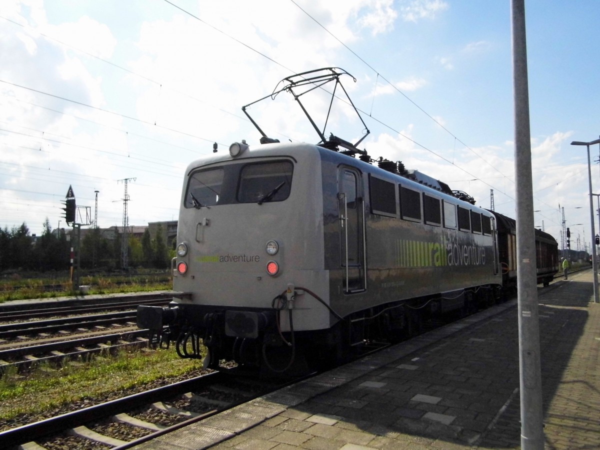 Am 04.09.2015 stand die 139 558-1 von der railadventure   in Stendal .