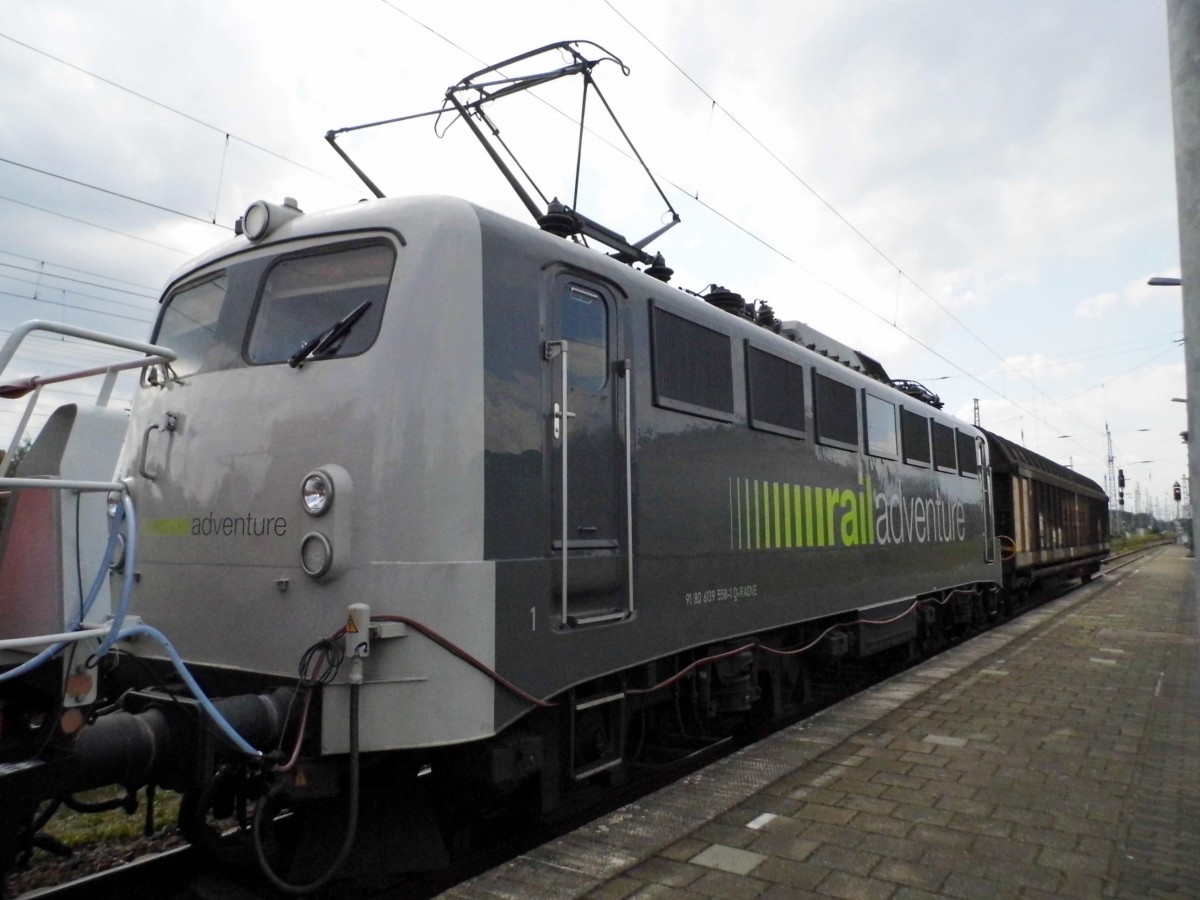 Am 04.09.2015 stand die 139 558-1 von der railadventure in Stendal .