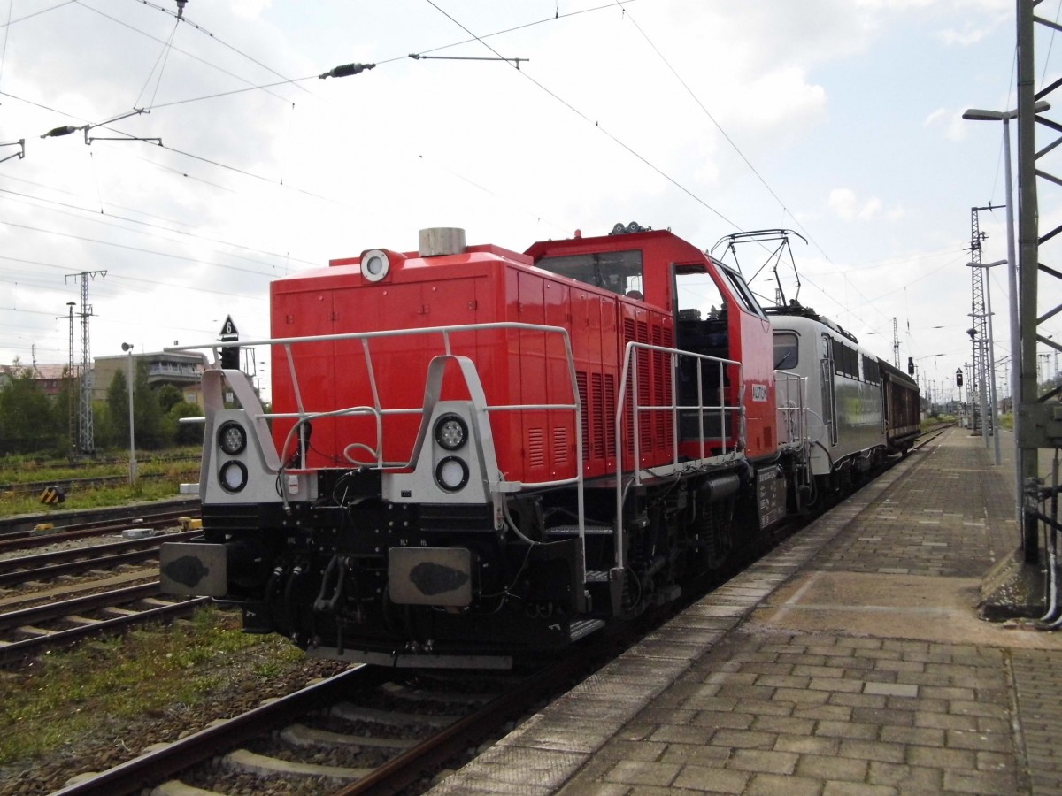 Am 04.09.2015 Testfahrten mit der 139 558-1 von der railadventure und die 1002 004-6 von der DB (ALS) in Stendal .