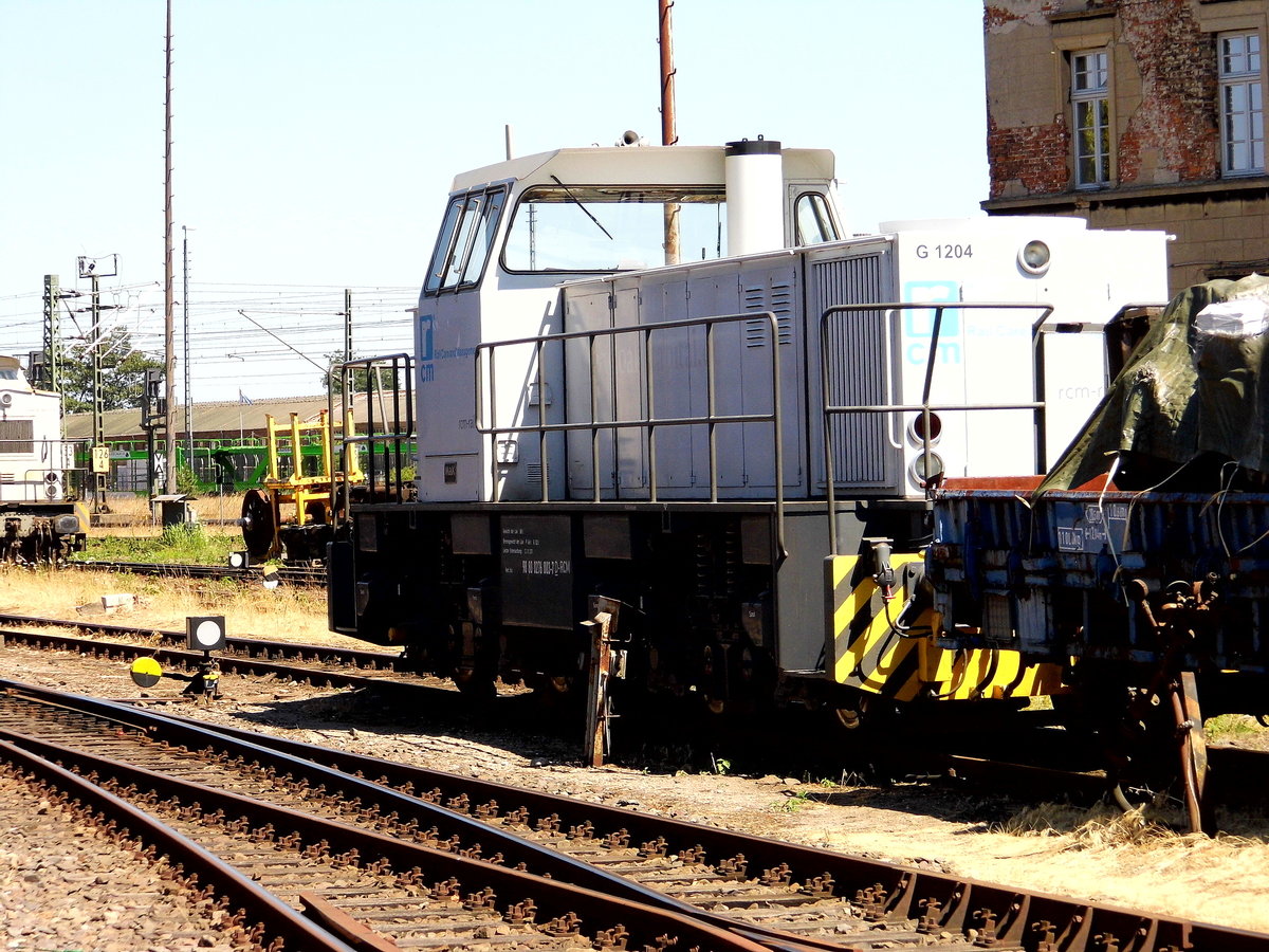 Am 07.07.2018 im Historischen Lokschuppen Wittenberge die   276 003-7  von der  RCM - Rail Care and Management GmbH, .