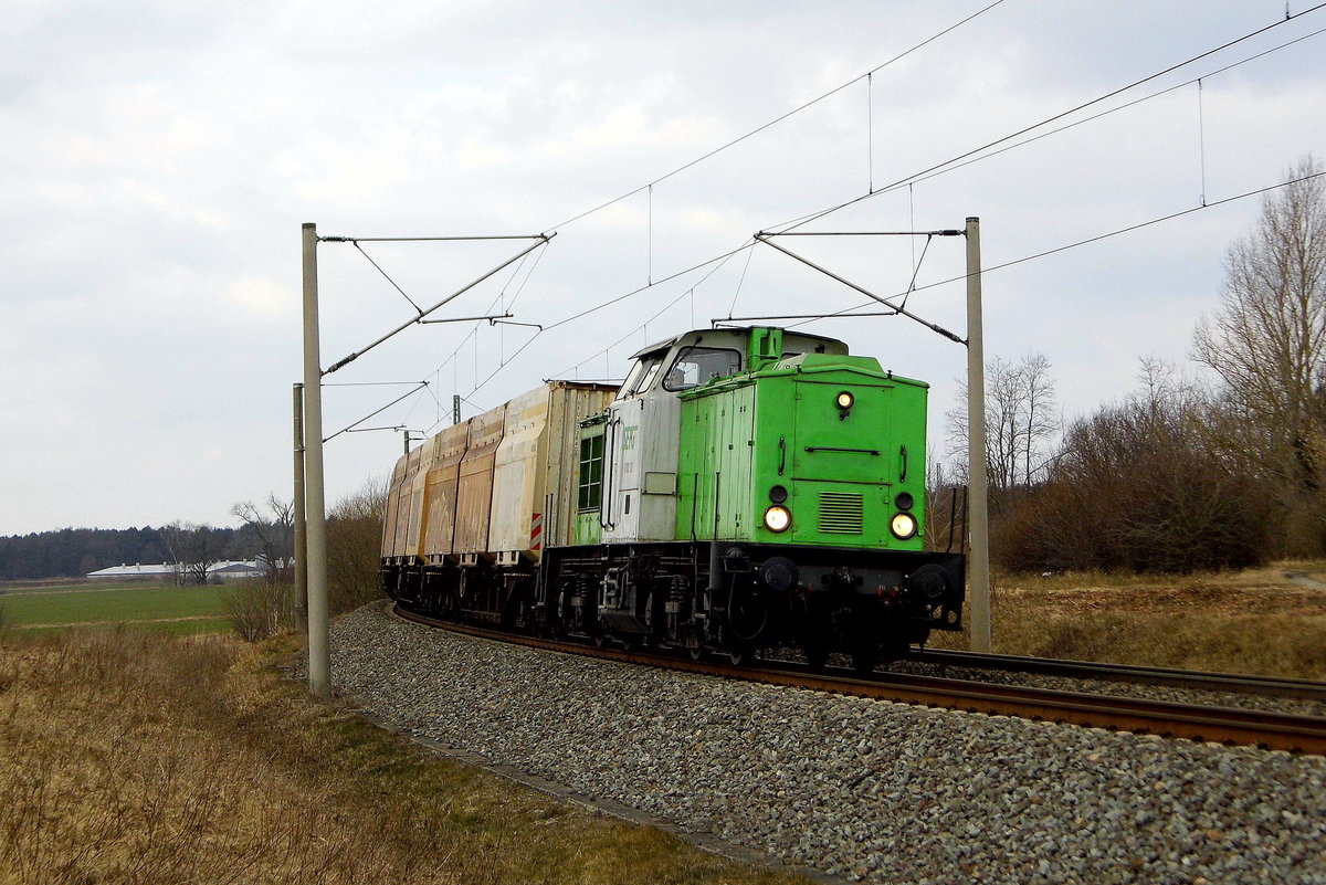 Am 09.03.2018 fuhr die 202 287-9 von der SETG von Niedergörne nach Stendal .
