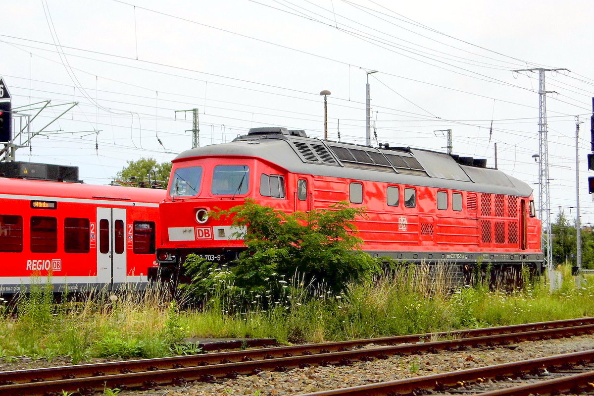 Am 09.07.2017 stand die 232 703-9 von der  DB Cargo Deutschland AG,   in Stendal .