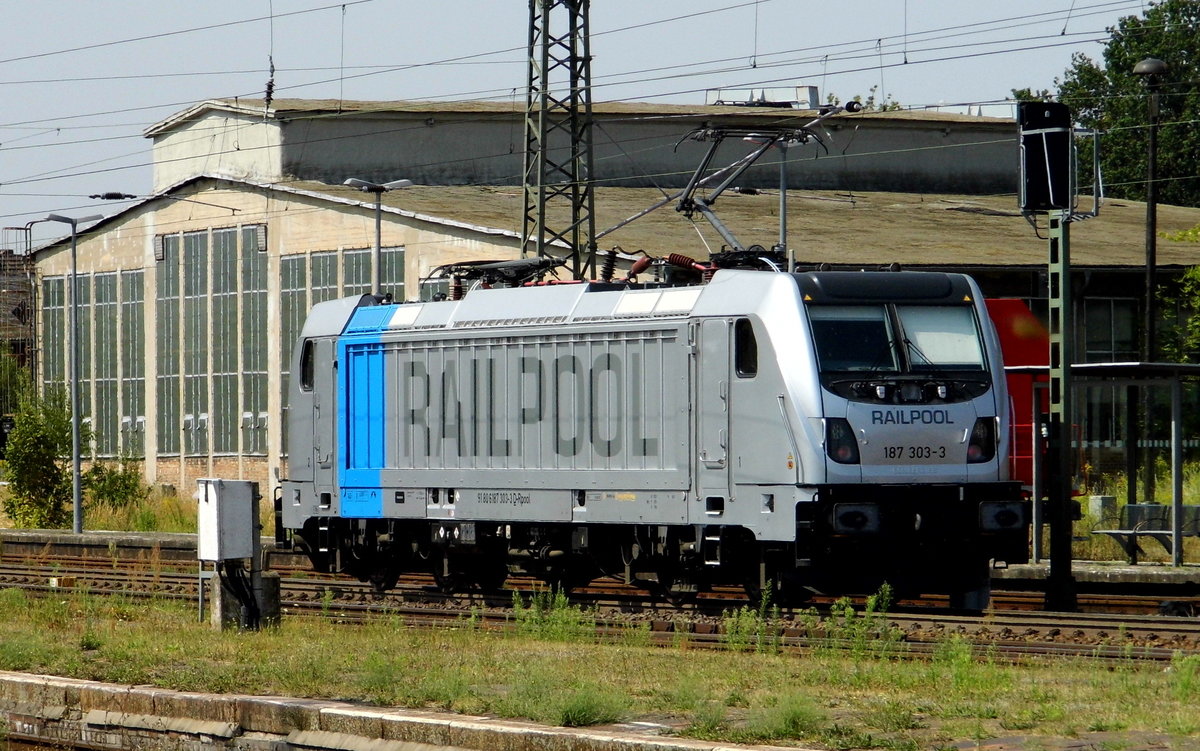 Am 09.08.2018 fuhr die 187 303-3 von der SETG (Railpool) von Stendal nach Borstel .