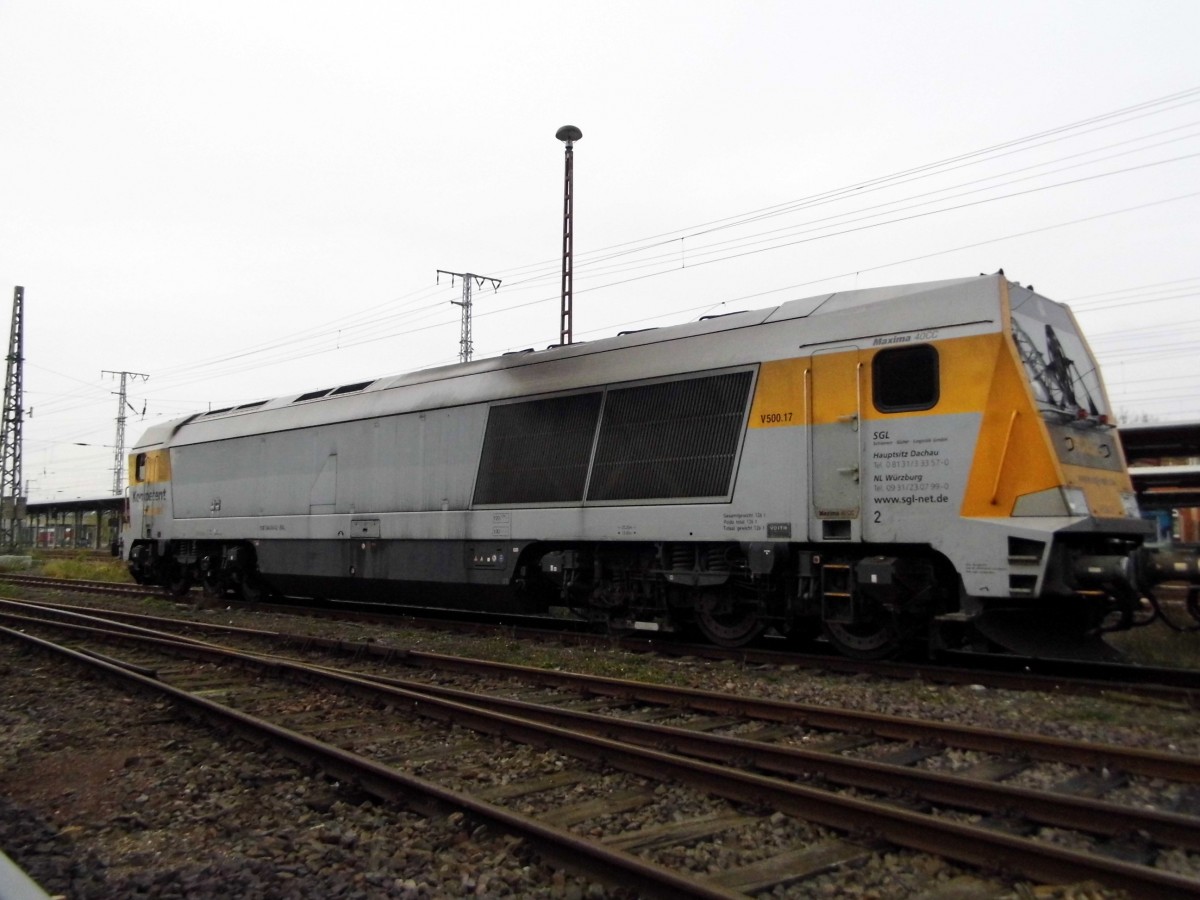 Am 09.10.2015 war die 264 010-0 von der SGL in Stendal abgestellt .