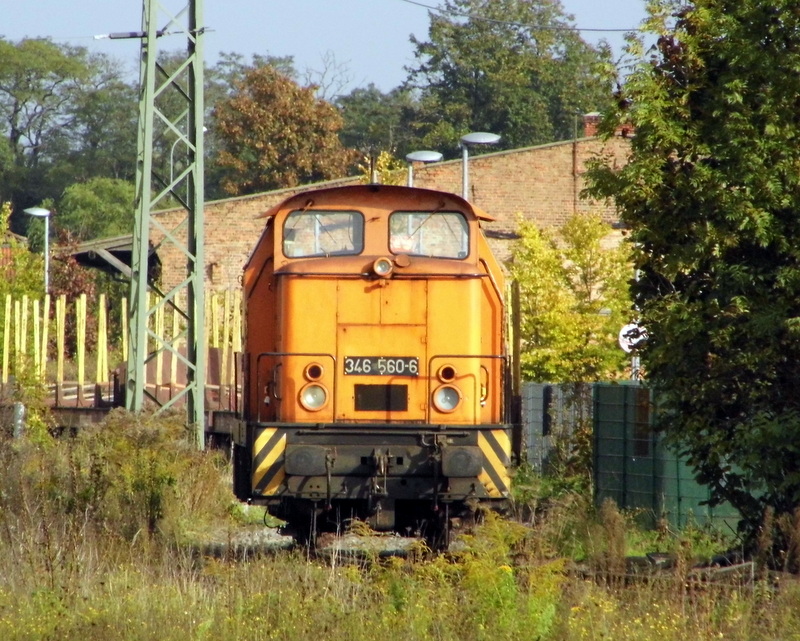 Am 10.10.2014 war die 346 560-6  in Stendal abgestellt .