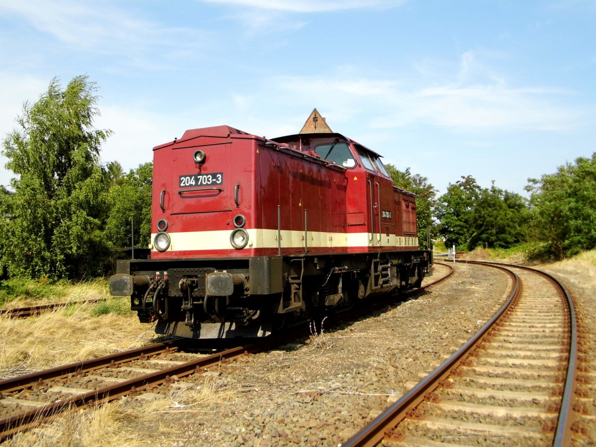  Am 11.05.2015 war die 204 703-3 ex 202 703-5 von der MTEG (Press) in Stendal abgestellt .
