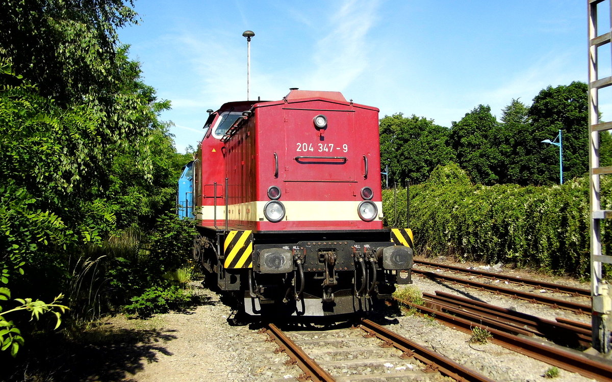 Am 11.06.2017 waren  die   204 022-2 und die 204 347-9 von der PRESS-MTEG in Stendal abgestellt.