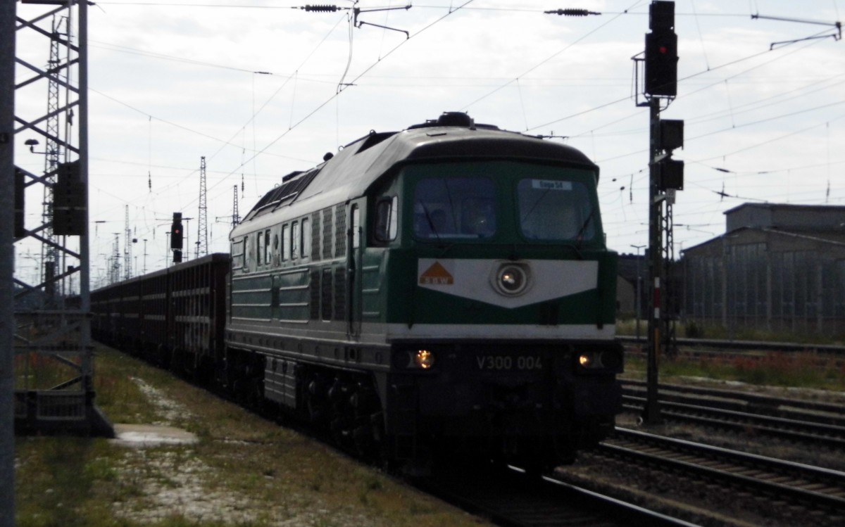Am 11.07.2015 kam die V 300.004  aus Richtung Wittenberge nach Stendal und fuhr weiter in Richtung Magdeburg.