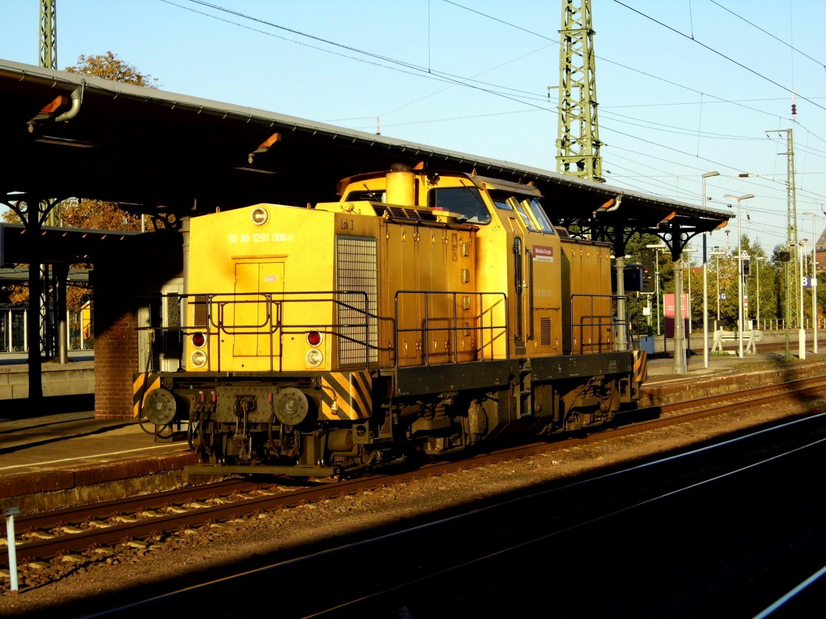 Am 11.10.2015 kam die 293 008-9 von der DB aus Richtung Magdeburg nach Stendal .