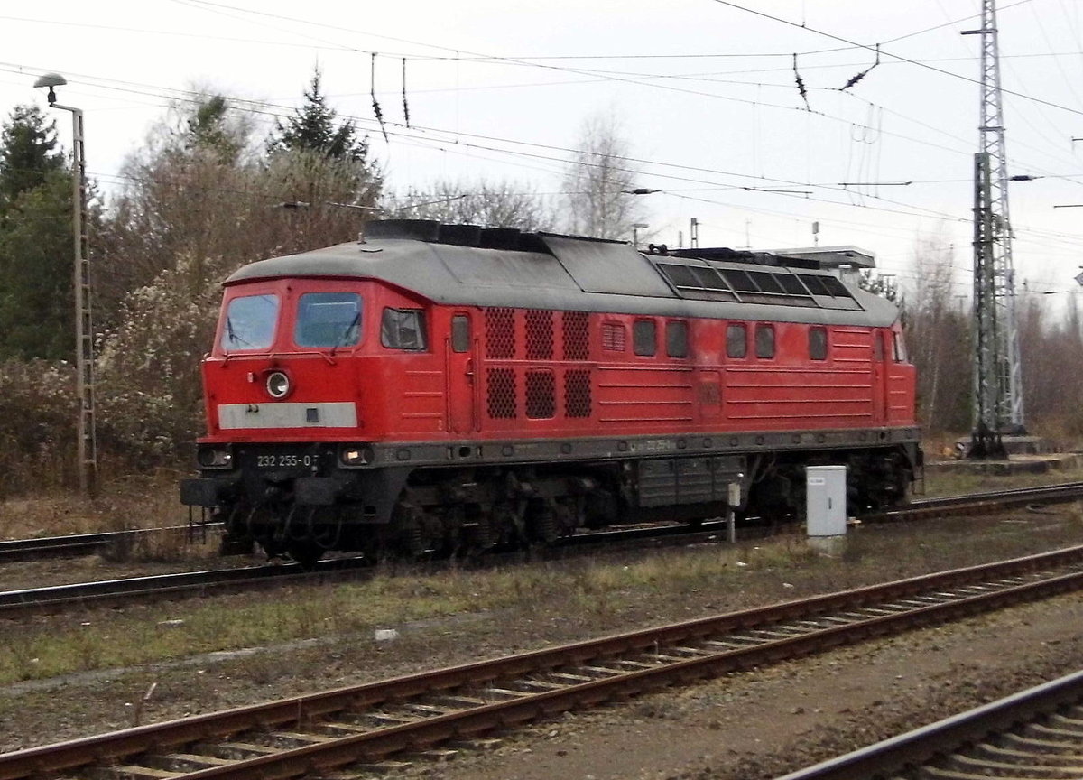 Am 12.03.2017 fuhr die 232 255-0 von Stendal nach Magdeburg  .