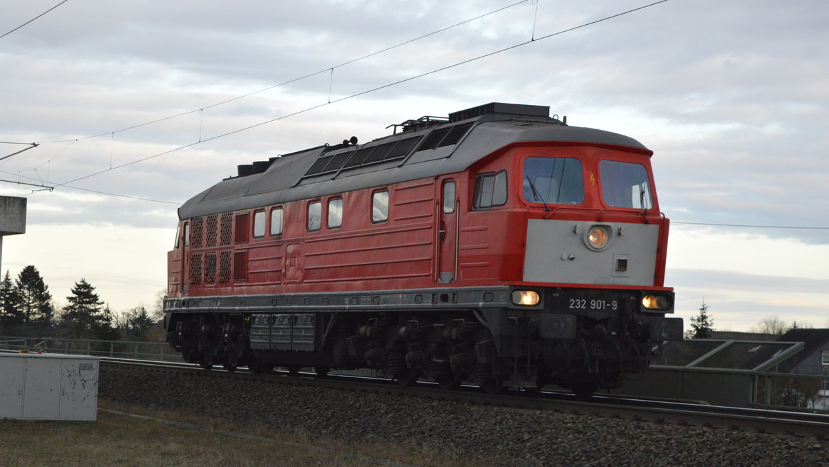 Am 12.03.2021 fuhr die  232 901-9 von der WFL - Wedler Franz Logistik GmbH & Co. KG,  aus Richtung Stendal und fuhr weiter in Richtung Salzwedel .