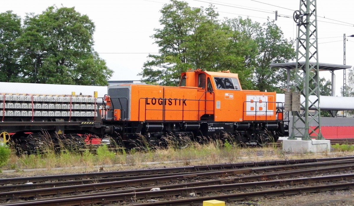 Am 14.06.2015 war die 214 028-3 von der BBL Logistik in Stendal abgestellt .