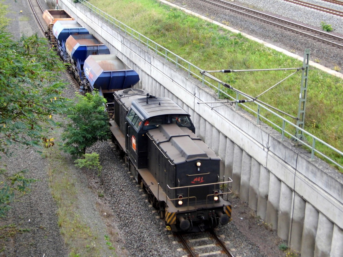 Am 14.09.2015 kam die  203 148-2 von der   BBL Logistik aus Richtung  Hannover   nach Stendal .