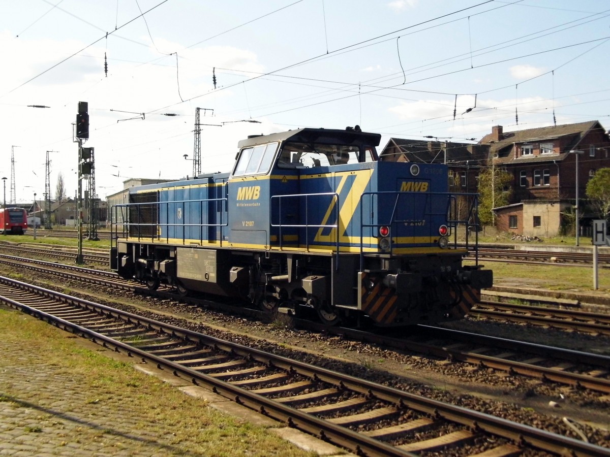 Am 18.04.2015 kam die 276 006-4 von der MWB  aus Richtung Magdeburg nach Stendal    .
