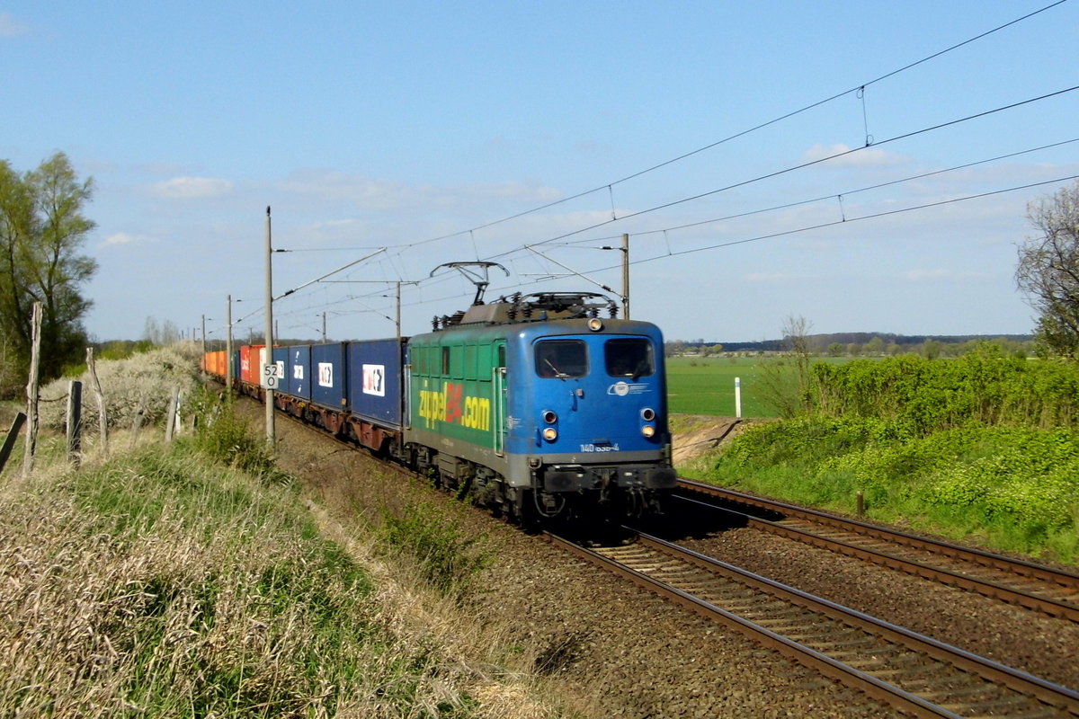 Am 20.04.2016 kam die 140 838-4 von der EGP aus Richtung Stendal und fuhr nach Magdeburg .