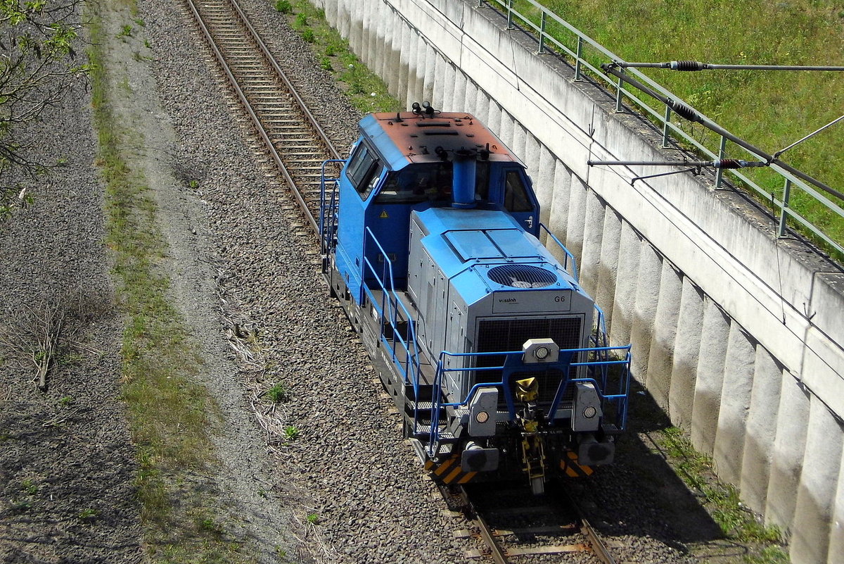 Am 20.05.2017 kam die 650 076-9  von  der  ZS - Zellstoff Stendal GmbH, ( Vossloh Locomotives GmbH) aus Richtung Braunschweig nach Stendal .