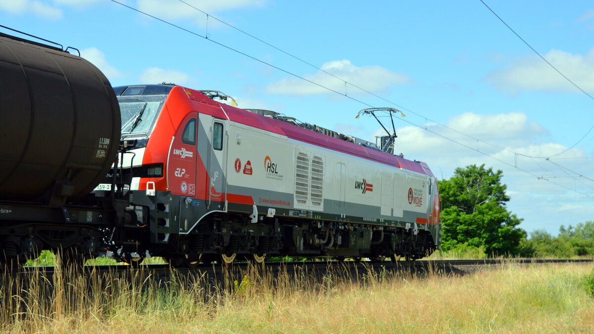 Am 22.06.2021 fuhr die 159 219-5 von der HSL Logistik GmbH, (RCM) aus Richtung Stendal und fuhr weiter in Richtung Salzwedel .