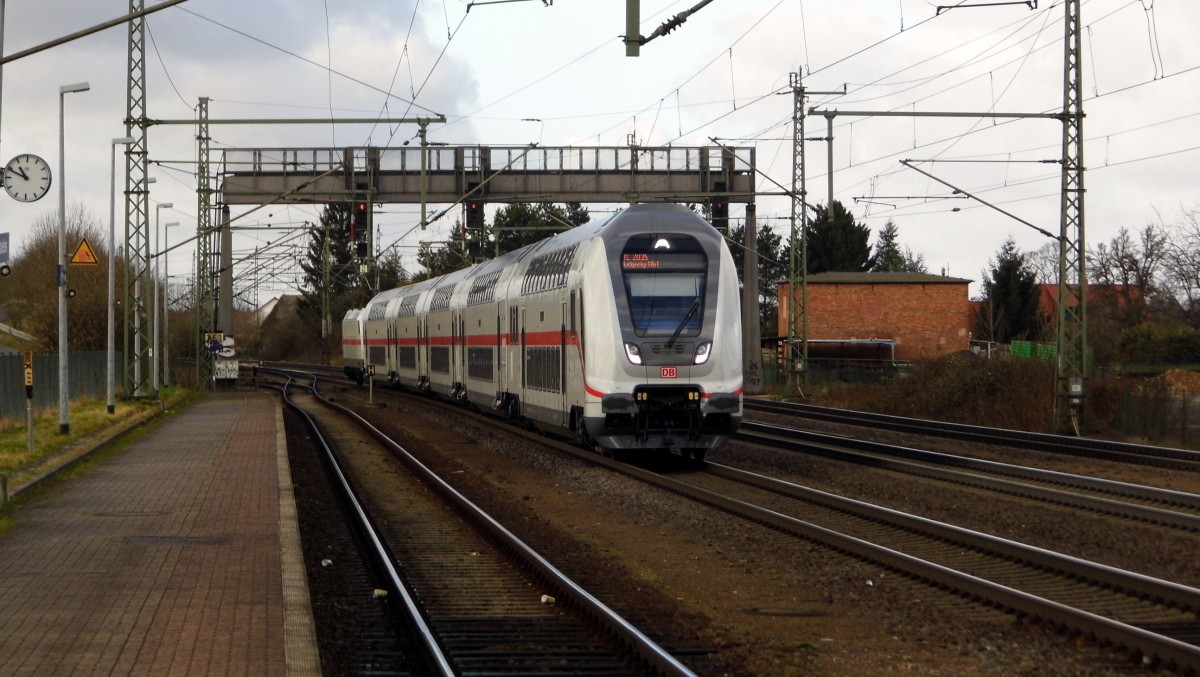 Am 24.02.2016 kam die 146 577-2 von der DB aus Richtung Braunschweig nach Niederndodeleben und fuhr weiter in Richtung Magdeburg .