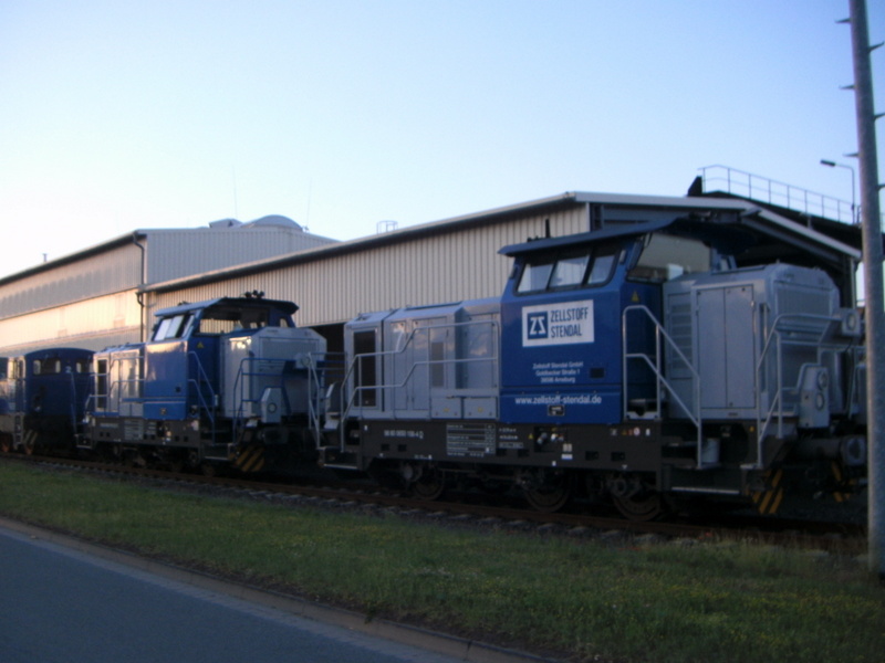 Am 25.05.2014 war die   0650 106-4 und die 0650 76-9 vom Zellstoff Stendal in Niedergörne abgestellt.