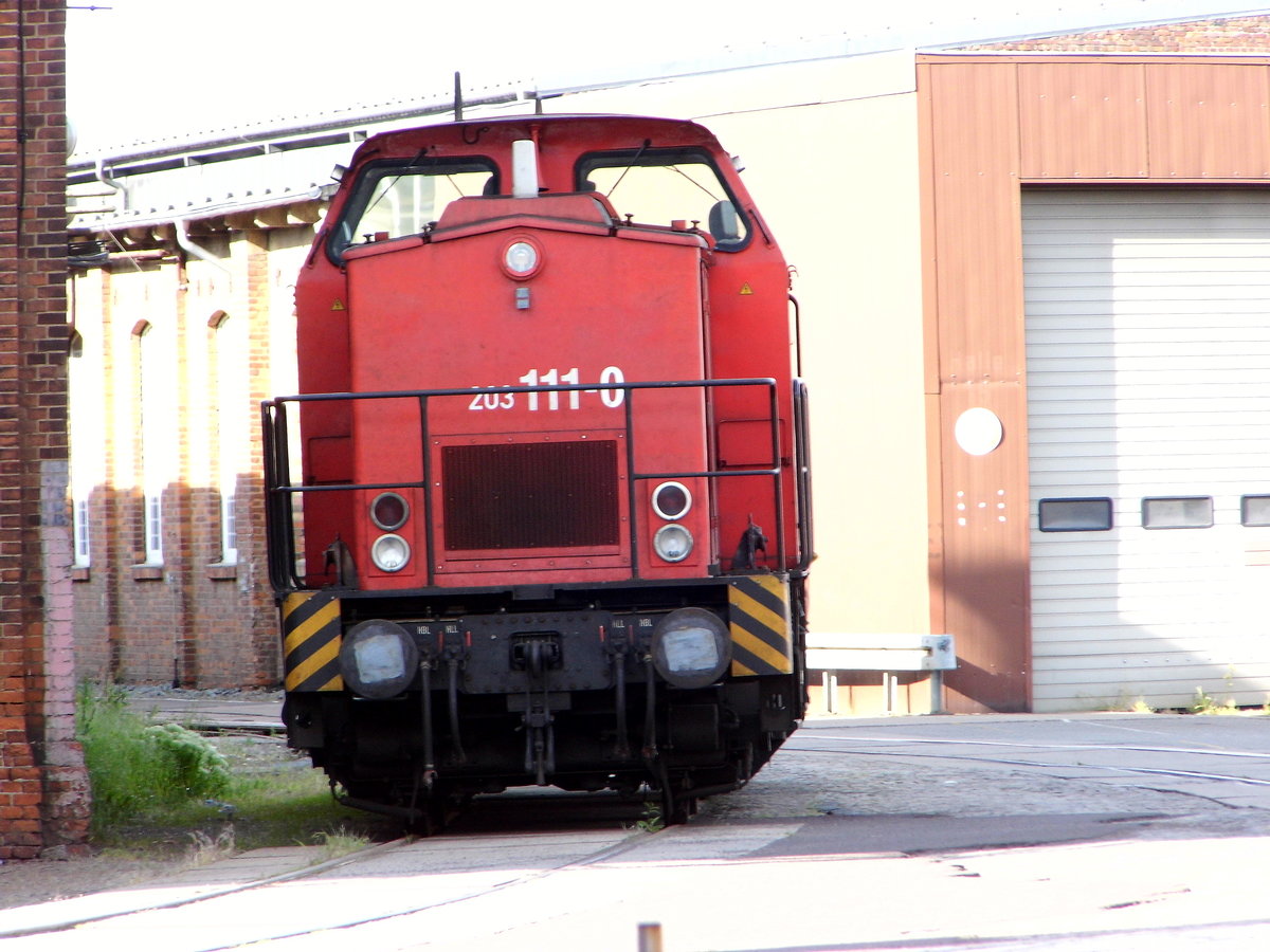  Am 25.05.2017 stand die 203 111-0  von der RCCDE  im RAW Stendal .