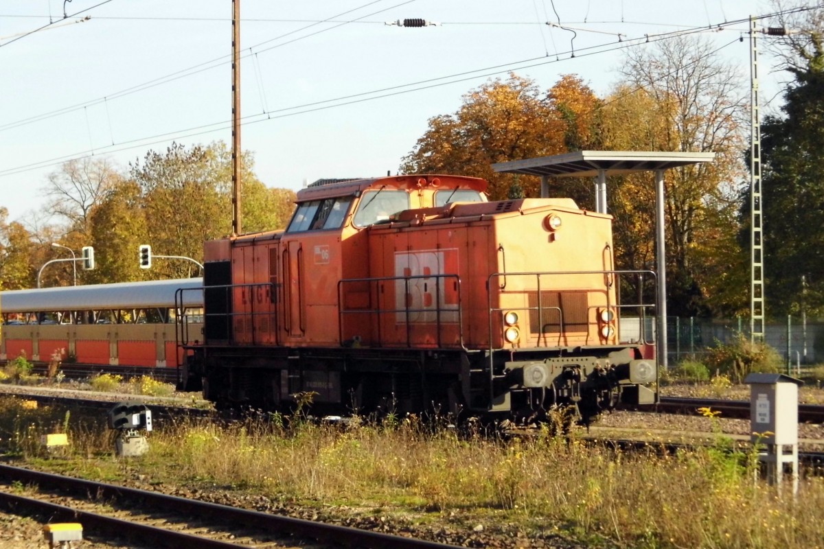 Am 26.10.2015 Rangierfahrt von der 203 615-0 von der BBL Logistik in Stendal .