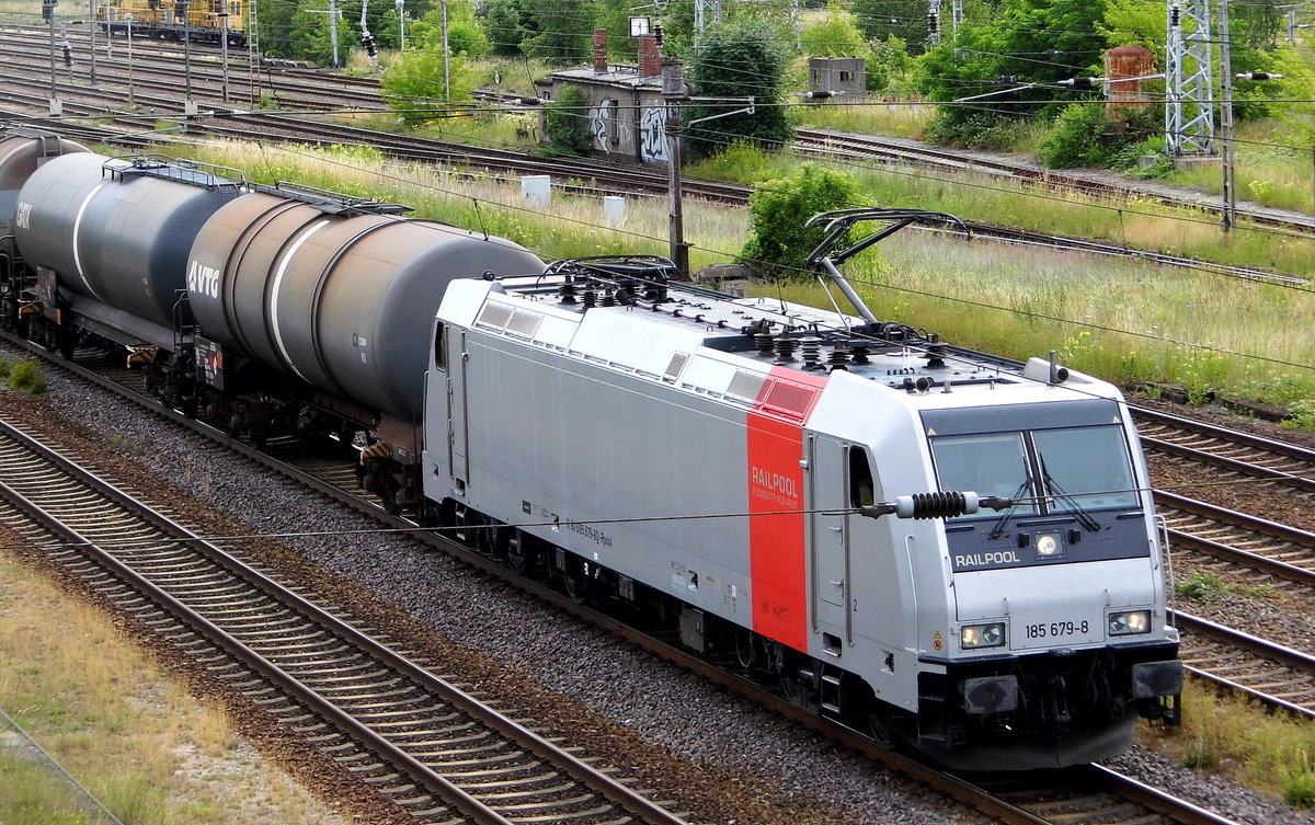 Am 27.06.2017 stand die 185 679-8 von der  CTL Logistics GmbH, (Railpool ) in Stendal .