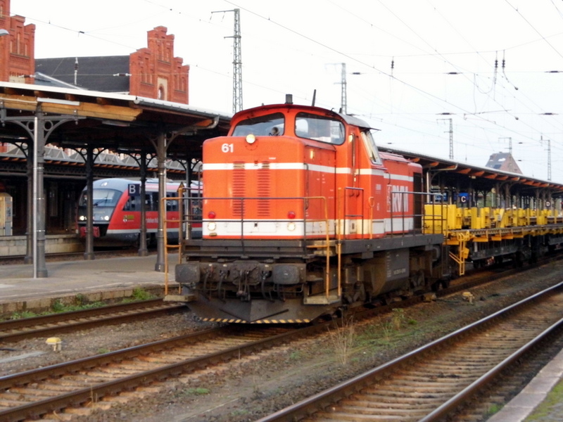 Am 27.10.2014 kam die 3423 -2 von der RVM (61)  aus Richtung Magdeburg nach Stendal und fuhr weiter in Richtung Wittenberge.