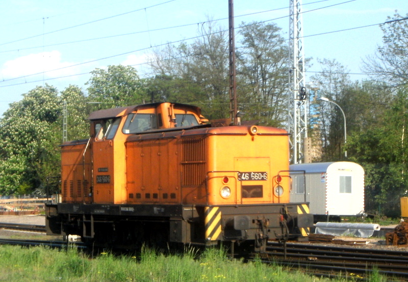 Am 30.04.2014 kam die 346 560-6 aus der Richtung Magdeburg nach Stendal und fuhr  wider in der Richtung Magdeburg .