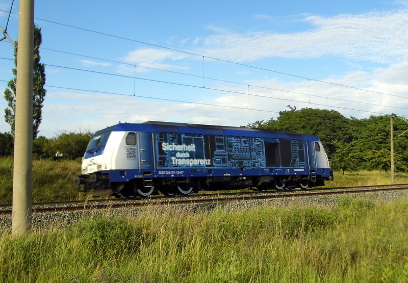 Am 3.07.2014 kam die 246 011-1 von der IGT aus der Richtung Stendal und fuhr nach Niedergörne .