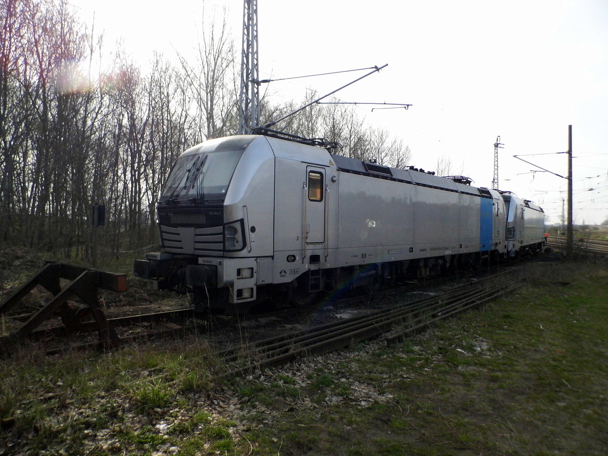 Am 31.03.2017 war die 193 804-2 von der SETG ( Railpool ) in Borstel abgestellt.