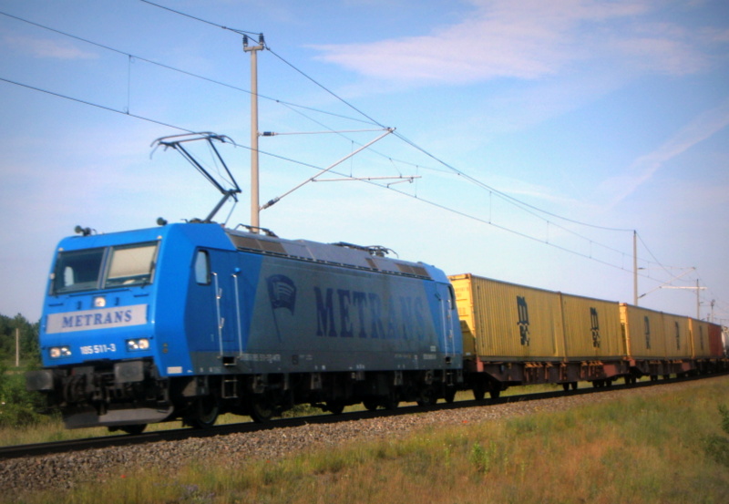 Am 7.06.2014 kam die 185 511-3 von der METRANS aus Richtung Stendal und fuhr nach Salzwedel .