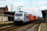 Am 21.05.2016 kam die 386 016-0 von METRANS aus Richtung Magdeburg nach Stendal und fuhr weiter in Richtung Salzwedel  .