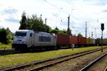 Am 11.06.2016 kam die 386 006-1 von METRANS aus Richtung Salzwedel nach Stendal und fuhr weiter in Richtung Magdeburg .