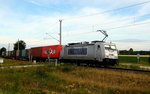 Am 01.07.2016 kam die 386 007-8 von METRANS aus Richtung Salzwedel und fuhr nach Stendal .