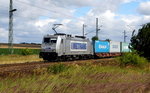 Am 06.07.2016 kam die 386 018-6 von METRANS aus der Richtung Stendal nach Demker und fuhr weiter in Richtung Magdeburg .