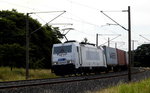 br-7-386-traxx-f/506589/am-08072016-kam-die-386-016-0 Am 08.07.2016 kam die  386 016-0 von METRANS aus Richtung Stendal und fuhr nach Wittenberge .