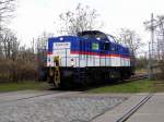 br-001-alstom-umbau-aus-dr-v-100/402894/am-29012015-fuhr-die-203-701-8 Am 29.01.2015 fuhr die 203 701-8 von Alstom Lokomotiven Service ins RAW Stendal .