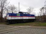 br-001-alstom-umbau-aus-dr-v-100/403187/am-29012015-fuhr-die-203-701-8 Am 29.01.2015 fuhr die 203 701-8 von Alstom Lokomotiven Service ins RAW Stendal .