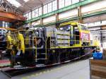 h3-lok/432881/am-30-052015-stand-die-neue Am 30 .05.2015 stand die neue H3 Lok 1002 005 von der MEG im RAW Stendal bei Alstom Lokomotiven Service GmbH .