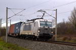Am 21.01.2021 kam die 383 409-0 von METRANS aus Richtung Wittenberge und fuhr weiter in Richtung Stendal .