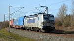 Am 24.02.2021 kam die 383 410-8 von METRANS aus Richtung Wittenberge und fuhr weiter in Richtung Stendal .