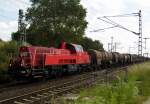 Am 15.07.2014 kam die 261 089-7  von der DB aus der Richtung Stendal und fuhr nach Niedergörne .