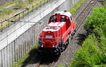 Am 22.06.2017 fuhr die  261 313-1 von der SGL - Schienen Güter Logistik GmbH, (Voith Lokomotivtechnik,Zweigniederlassung der Voith Turbo GmbH Co. KG)  von Stendal in Richtung Braunschweig .