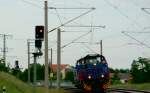 Am 07.06.2014 kam 275 501 mit 650 101 von Richtung Oebisfelde nach Niedergörne.Hier bei Wahrburg.